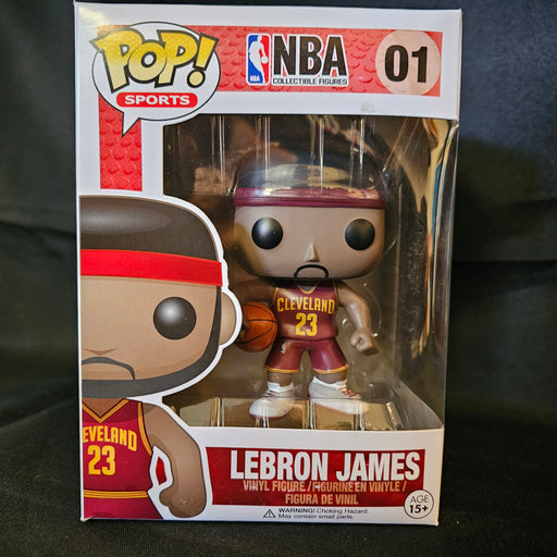 NBA Pop! Vinyl Figure LeBron James [Cleveland Cavaliers] [Red Jersey] [01] - Fugitive Toys