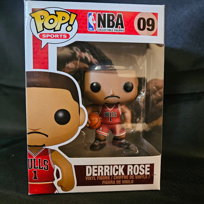 NBA Series 1 Pop! Vinyl Figure Derrick Rose [Chicago Bulls] [09] - Fugitive Toys