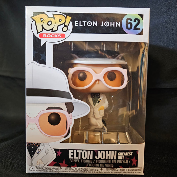 Rocks Pop! Vinyl Figure Elton John Greatest Hits [62] - Fugitive Toys