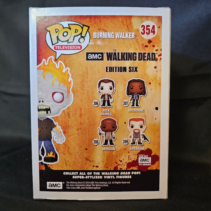 The Walking Dead Pop! Vinyl Figure Burning Walker [SDCC 2016] [354] - Fugitive Toys