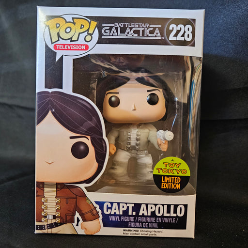 Battlestar Galactica Pop! Vinyl Figure Captain Apollo [Experiment in Terra Uniform] Toy Tokyo Exclusive [228] - Fugitive Toys