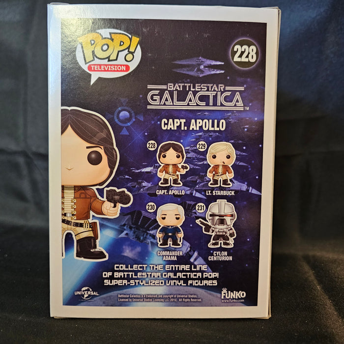 Battlestar Galactica Pop! Vinyl Figure Captain Apollo [Experiment in Terra Uniform] Toy Tokyo Exclusive [228] - Fugitive Toys