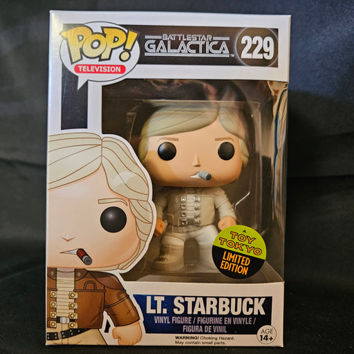 Battlestar Galactica Pop! Vinyl Figure Lieutenant Starbuck [Experiment in Terra Uniform] Toy Tokyo Exclusive [229] - Fugitive Toys