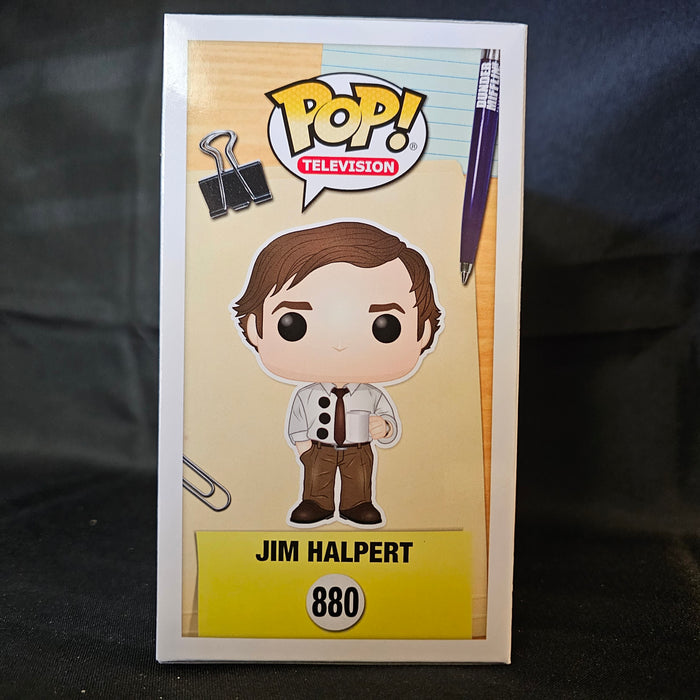 The Office Pop! Vinyl Figure Jim Halpert [3-Hole Punch] [Funko-Shop] [880] - Fugitive Toys