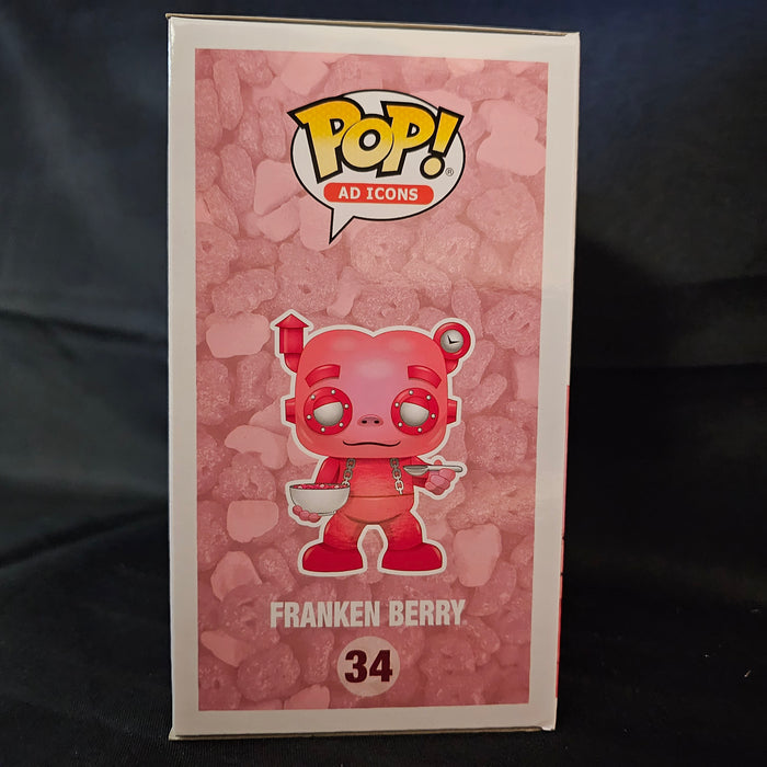 Ad Icon Pop! Vinyl Figure General Mills Franken Berry with Cereal Bowl [Funko-Shop] [34] - Fugitive Toys