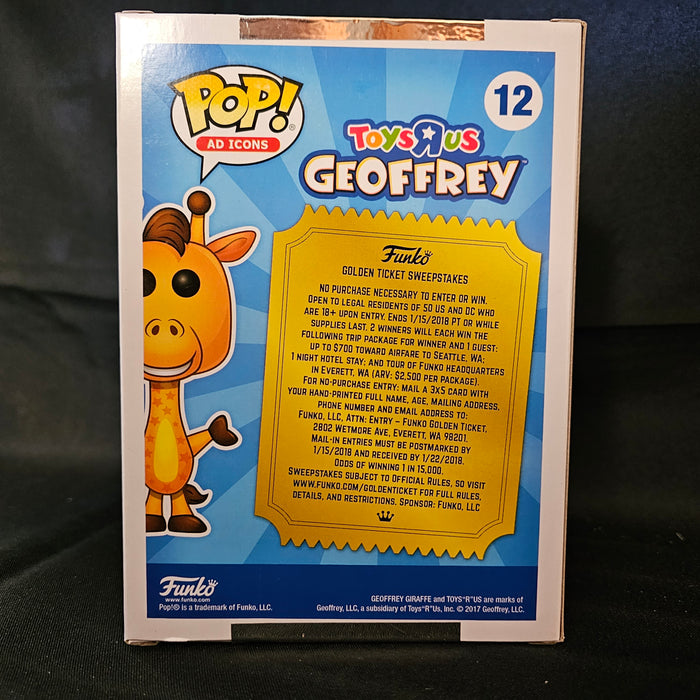 Ad Icons Pop! Vinyl Figure Geoffrey [Toys R Us] [12] - Fugitive Toys