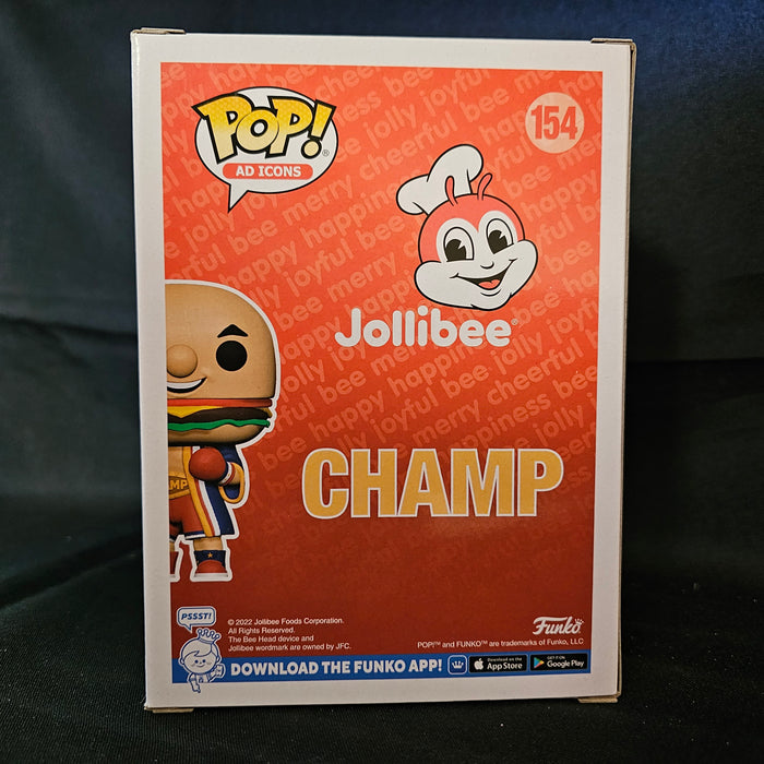 Ad Icons Pop! Vinyl Figure Metallic Champ [Chase] [Jollibee] [154] - Fugitive Toys