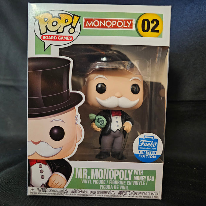 Ad Icons Board Games Pop! Vinyl Figure Mr. Monopoly with Money Bag [Funko-Shop] [02] - Fugitive Toys