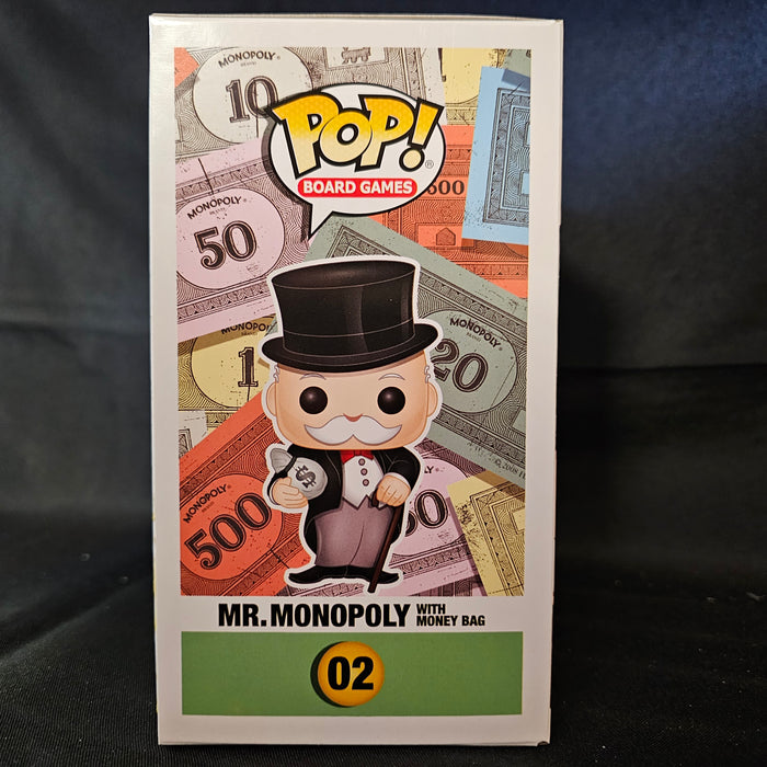 Funko Pop Mr. Monopoly with Money Bag #02 Funko Shop Exclusive