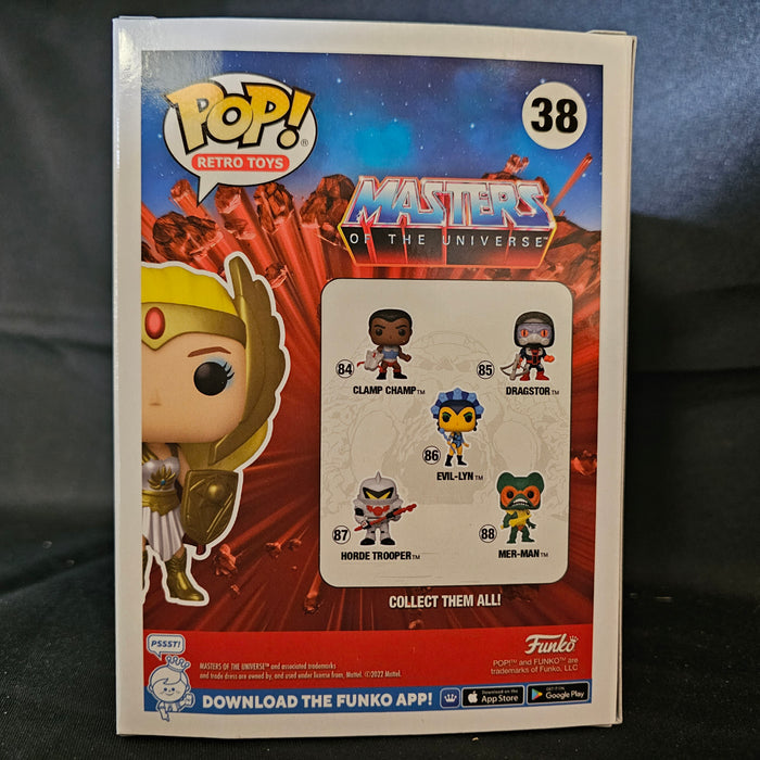 Masters of the Universe Pop! Vinyl Figure Metallic She-Ra [Wondrous Convention 2022] [38] - Fugitive Toys