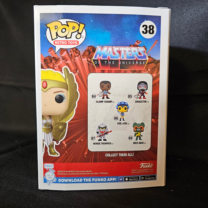 Masters of the Universe Pop! Vinyl Figure Metallic She-Ra [Wondercon 2022] [38] - Fugitive Toys