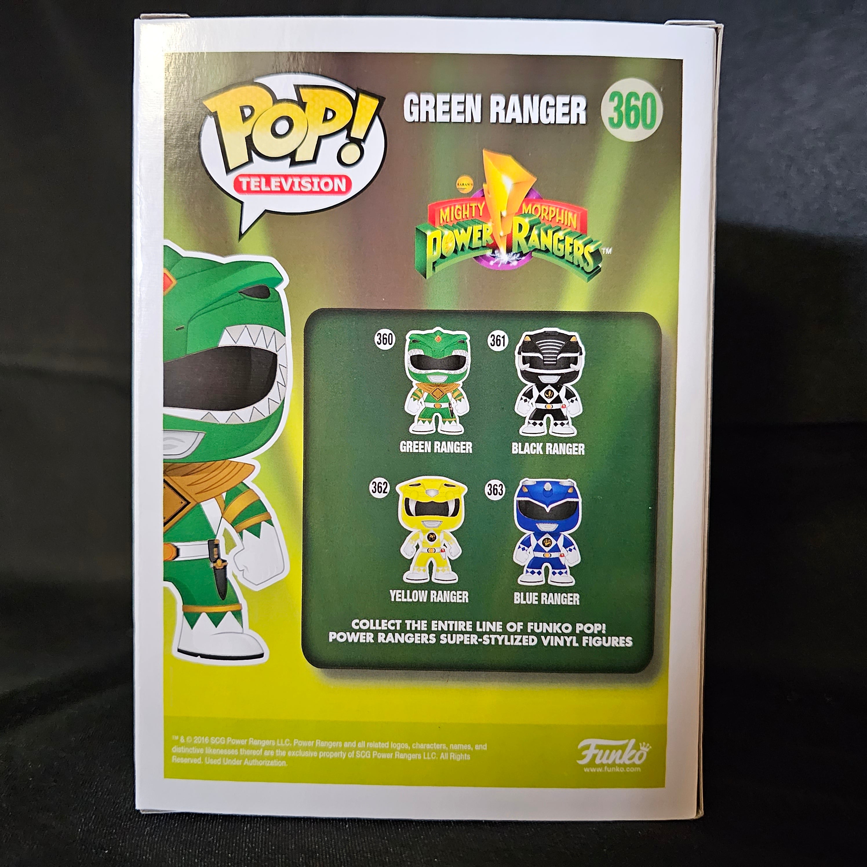 Power Rangers Pop! Vinyl Figure Green Ranger [360] - Fugitive Toys