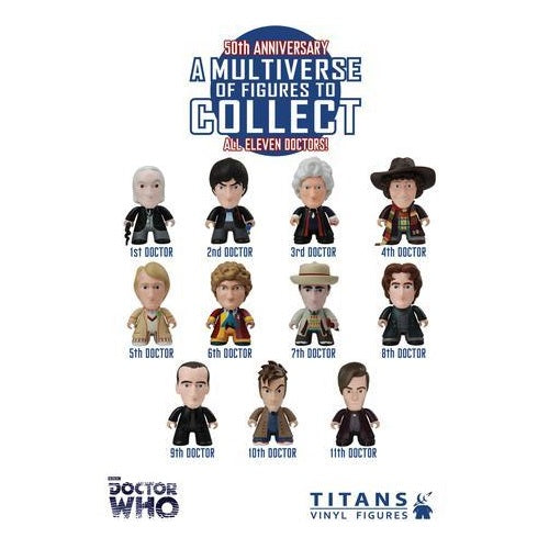 Titans Doctor Who 50th Anniversary All 11 Doctors: (Case of 20) - Fugitive Toys