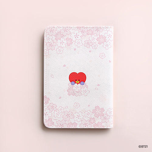 BT21 Cherry Blossom Minini Passport Cover - Tata - Fugitive Toys
