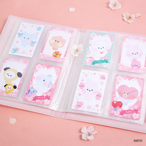 BT21 Cherry Blossom Minini Photo Card Frame - Mang - Fugitive Toys
