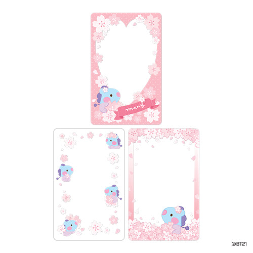 BT21 Cherry Blossom Minini Photo Card Frame - Mang - Fugitive Toys