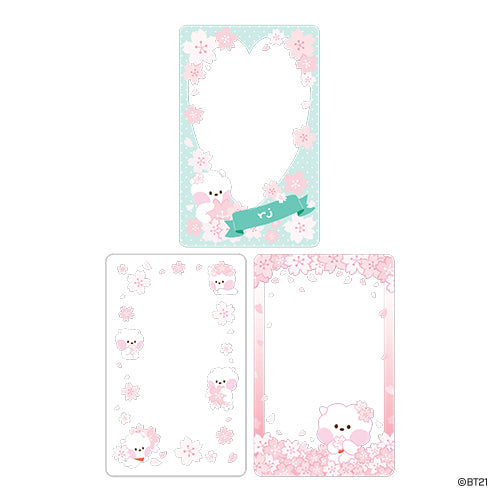 BT21 Cherry Blossom Minini Photo Card Frame - RJ - Fugitive Toys
