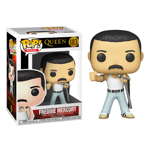 Rocks Pop! Vinyl Figure Freddie Mercury King (Live Aid) [Queen] [183] Fugitive Toys Funko