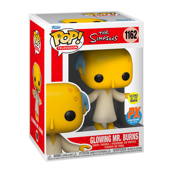 Fugitive Toys Funko The Simpsons Pop! Vinyl Figure Glowing Mr. Burns GITD (PX Previews Exclusive) [1162]