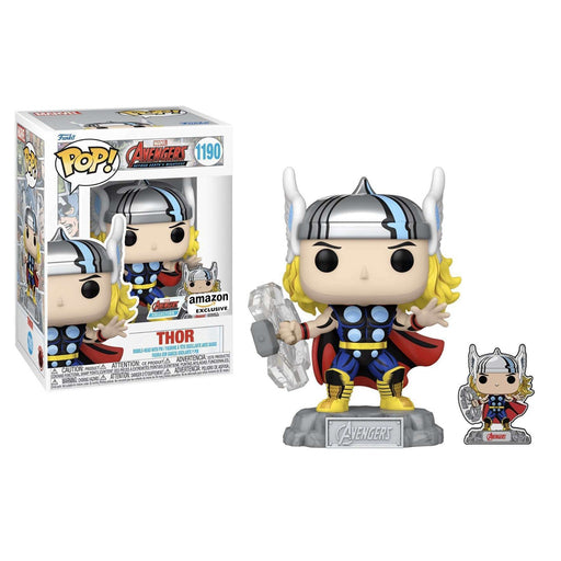 Fugitive Toys Funko Marvel Avengers: Beyond Earth's Mightiest Pop! Vinyl Figure Thor with Pin (SE) [1190]