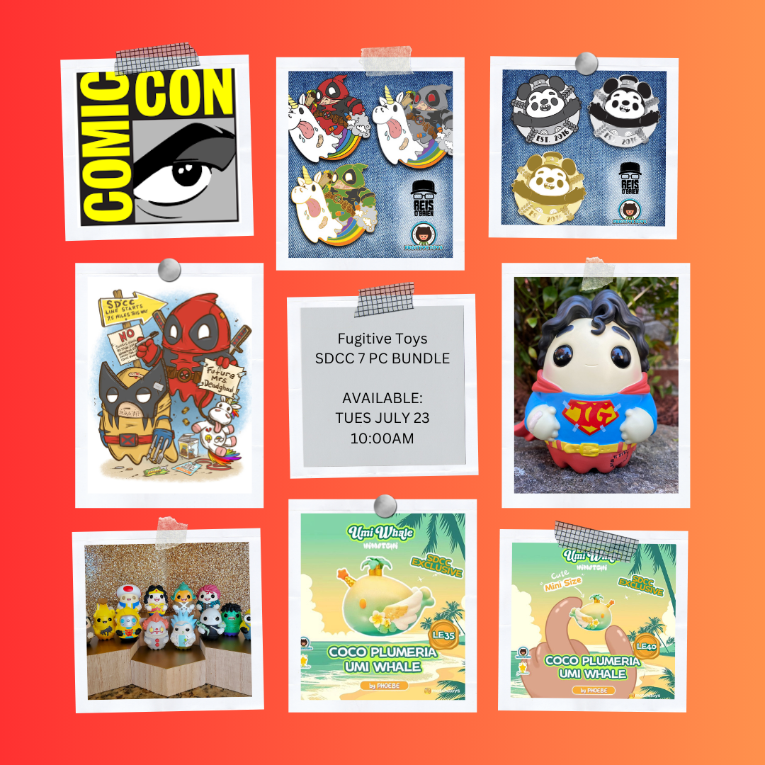 2024 Fugitive Toys SDCC Bundle (7 Items) - Fugitive Toys