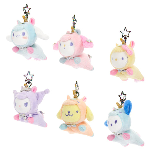 Kidrobot x Hello Kitty and Friends Unicorno Plush Charms: Pochacco - Fugitive Toys