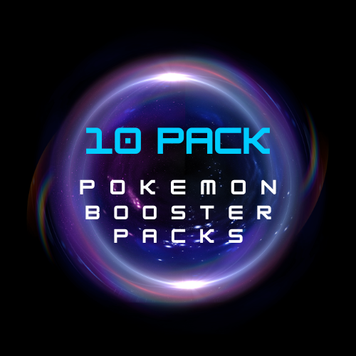 10 Pack Pokemon Booster Packs - Fugitive Toys
