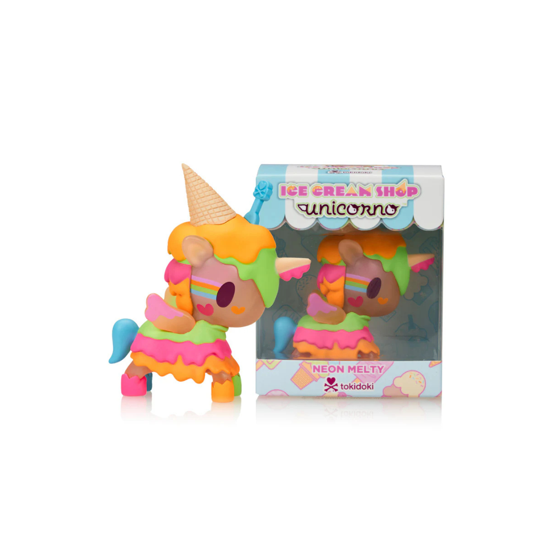 Tokidoki Ice Cream Shop Unicorno - Neon Melty (Special Edition) - Fugitive Toys