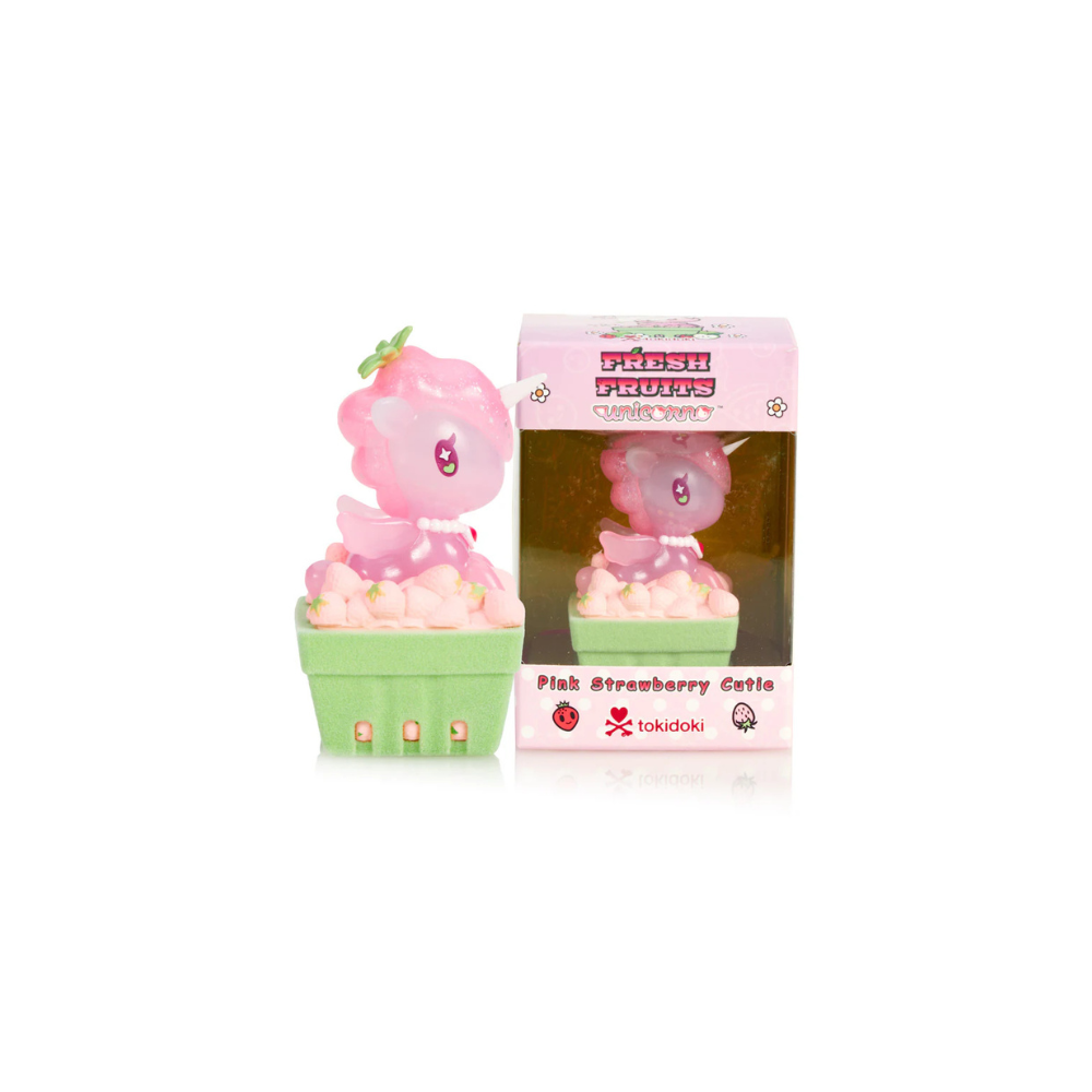 Tokidoki Fresh Fruits Unicorno - Pink Strawberry Cutie (Special Edition) - Fugitive Toys