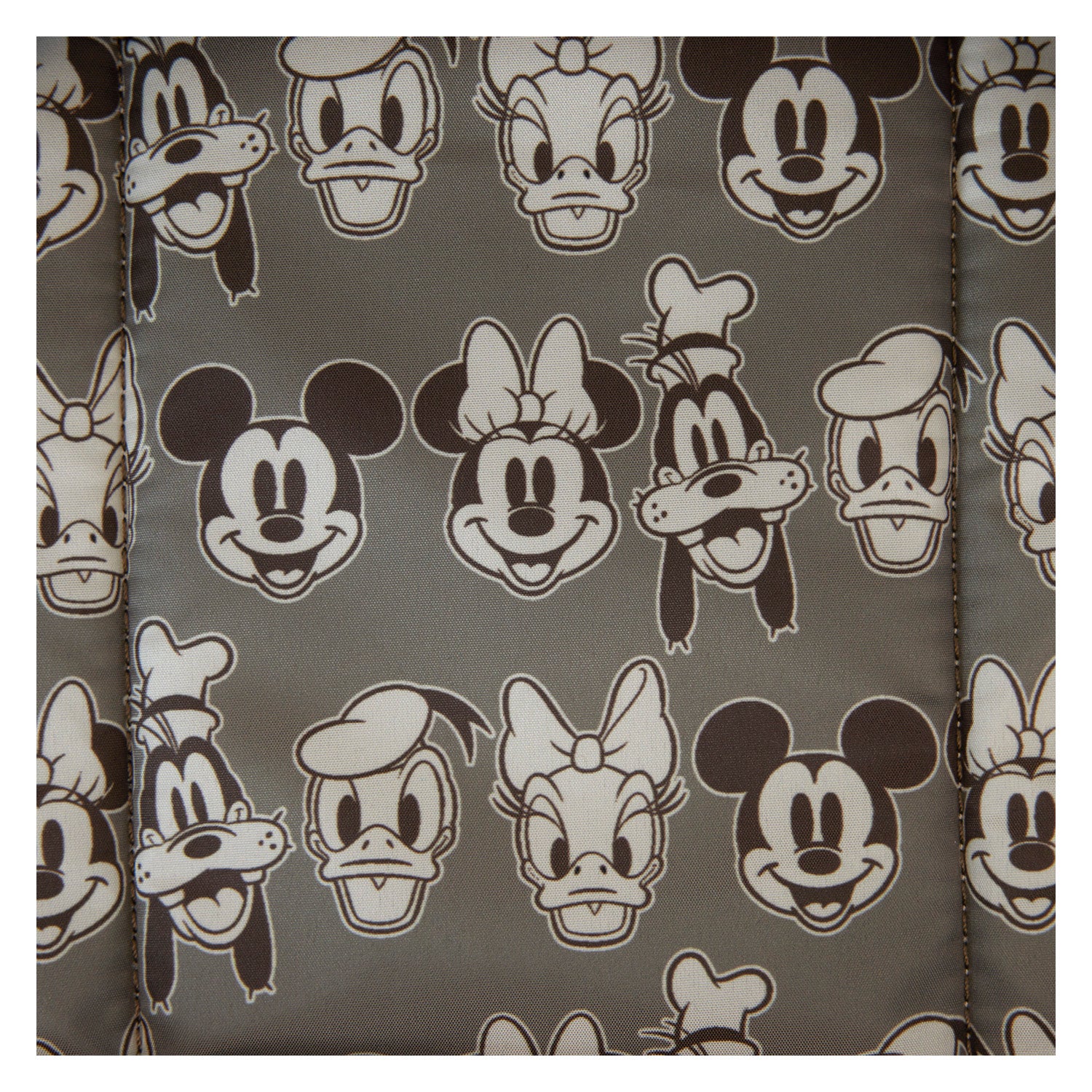 Loungefly x Disney Mickey & Friends Canvas All-Over Print Drawstring Bucket Mini Backpack - Fugitive Toys