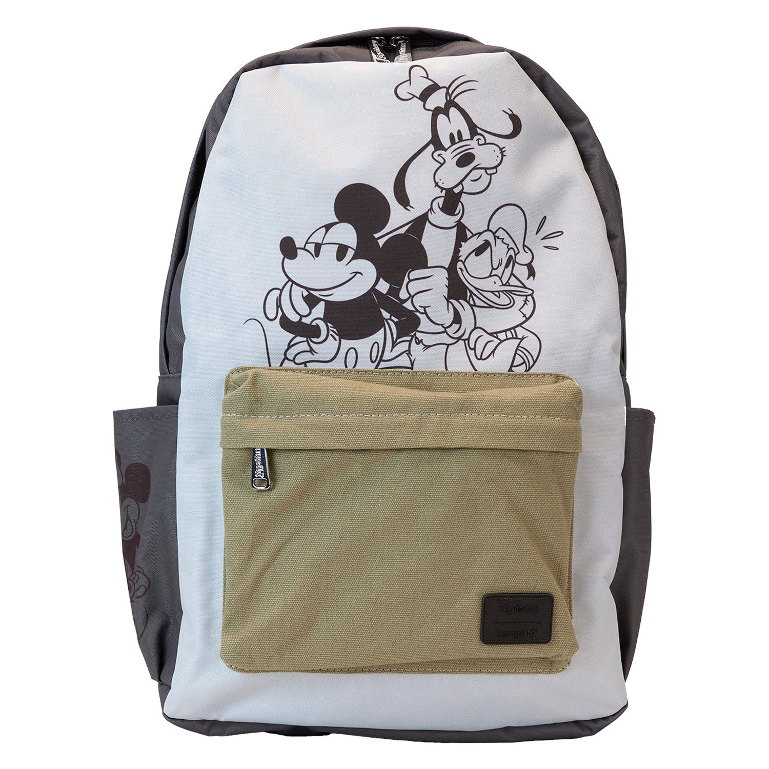Loungefly x Disney Mickey & Friends Canvas Nylon Full-Size Backpack - Fugitive Toys