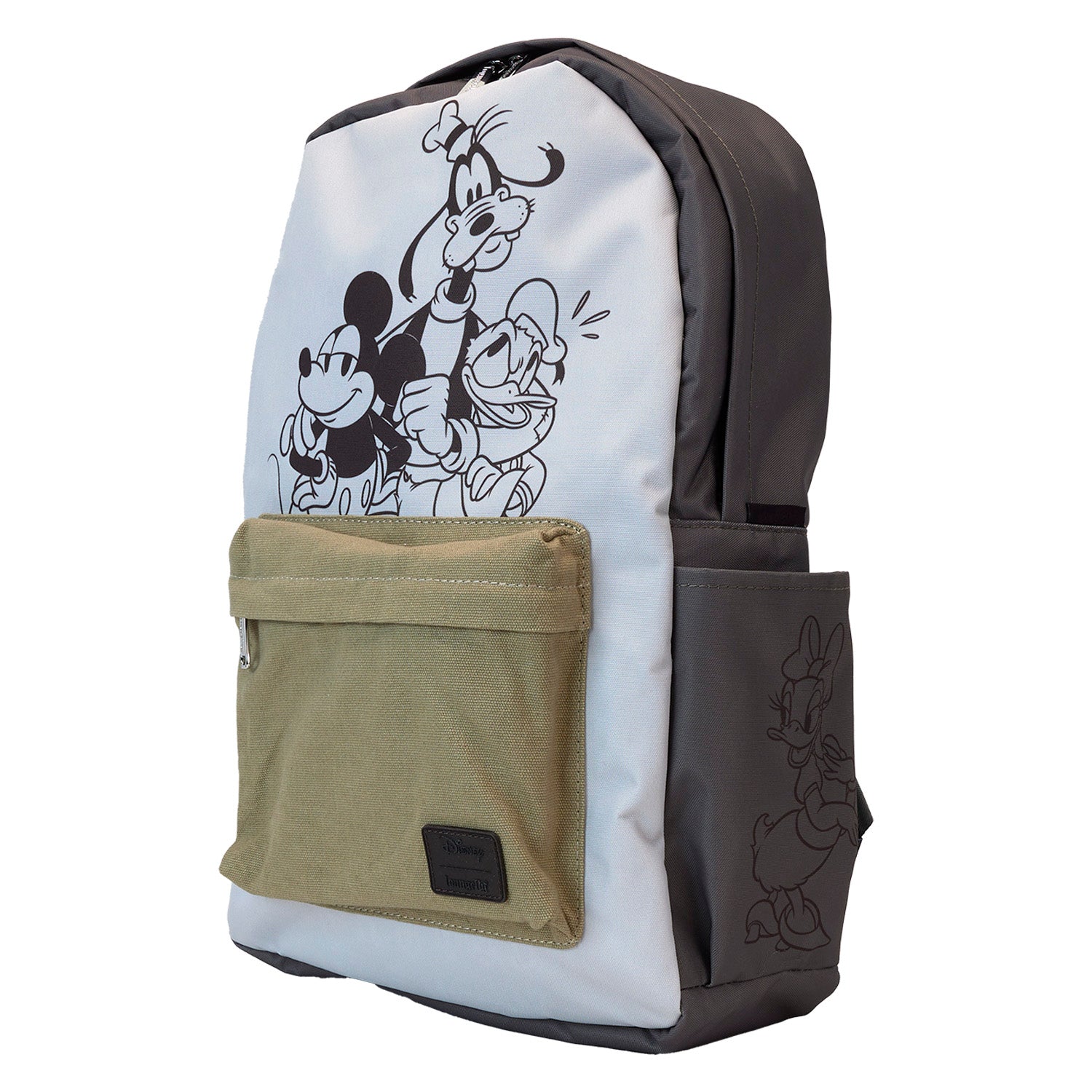 Loungefly x Disney Mickey & Friends Canvas Nylon Full-Size Backpack - Fugitive Toys