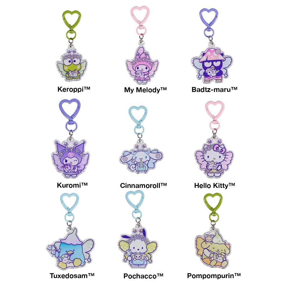 Tokidoki x Hello Kitty and Friends Butterfly Garden Carabiner Acrylic Keychain [1 Blind Box] - Fugitive Toys