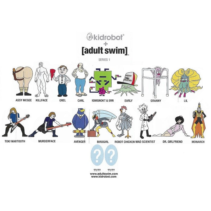 Kidrobot Adult Swim Series 1 (1 Blind Box) - Fugitive Toys