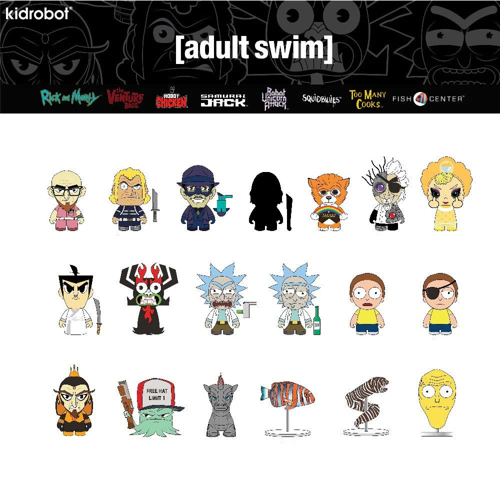 Kidrobot x [adult swim] Vinyl Mini Series 1 [1 Blind Box] - Fugitive Toys