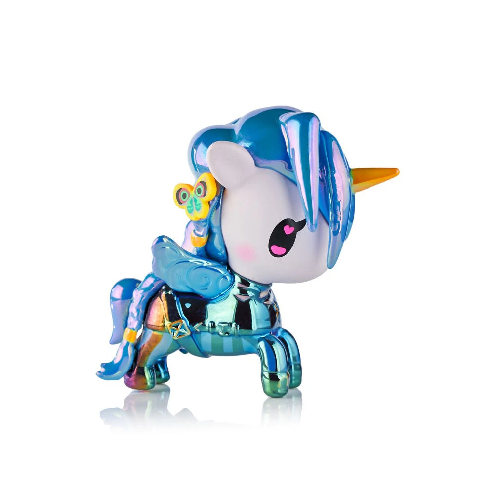 Tokidoki x ARCANE Unicorno Black Light Chrome [1 Blind Box] - Fugitive Toys
