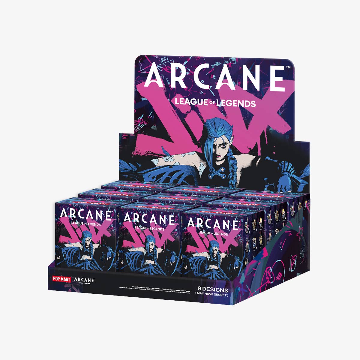 POP MART League of Legends: Arcane Series Figures [1 Sealed Case] - Fugitive Toys