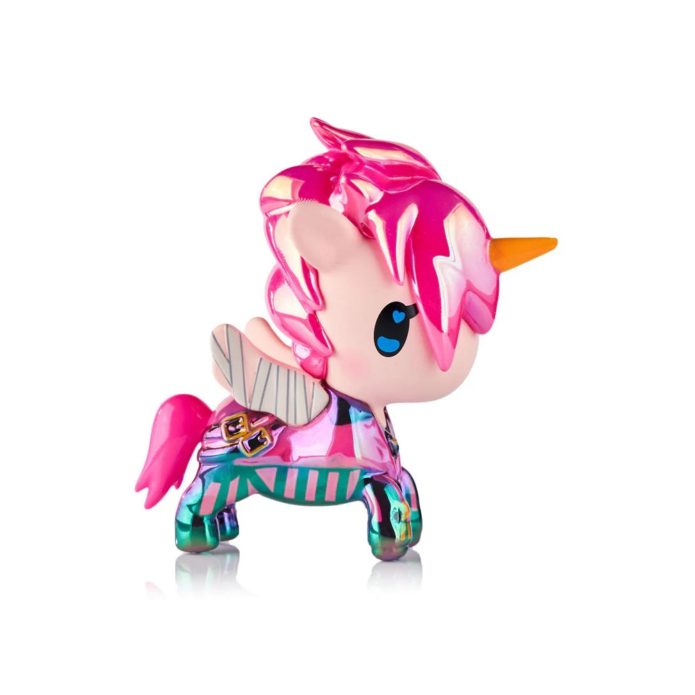 Tokidoki x ARCANE Unicorno Black Light Chrome [1 Blind Box] - Fugitive Toys