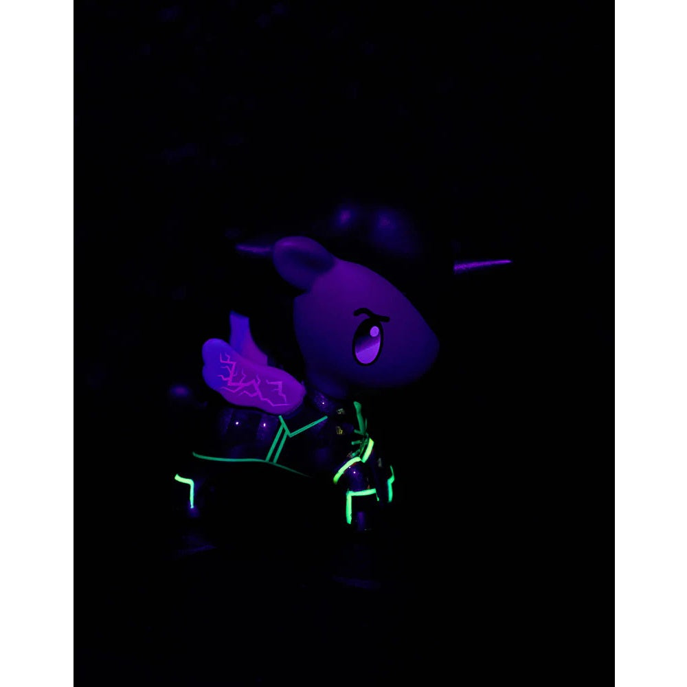 Tokidoki x ARCANE Unicorno Black Light Chrome [1 Blind Box] - Fugitive Toys