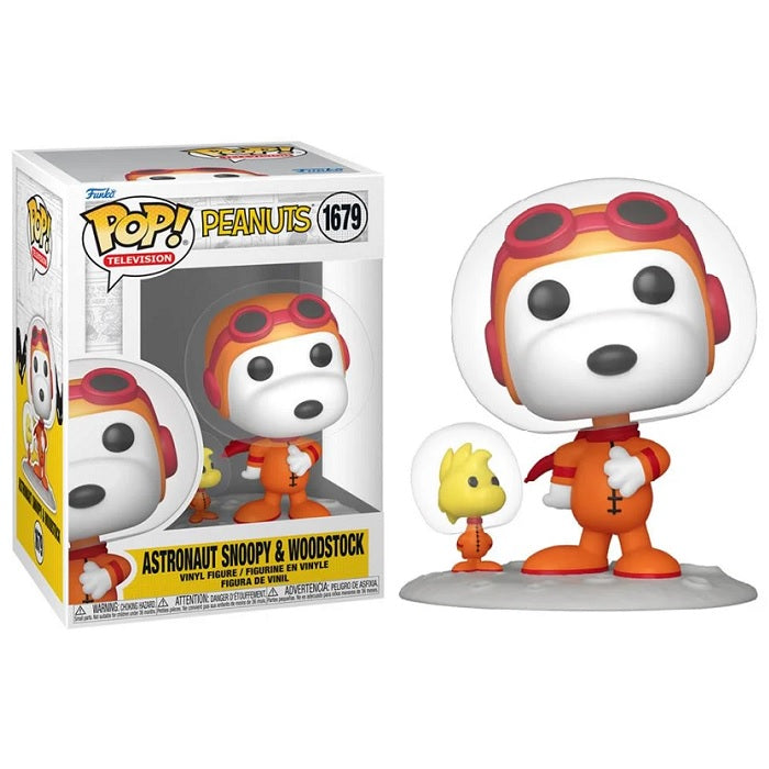 Peanuts Pop! Vinyl Figure Astronaut Snoopy & Woodstock [1679] - Fugitive Toys