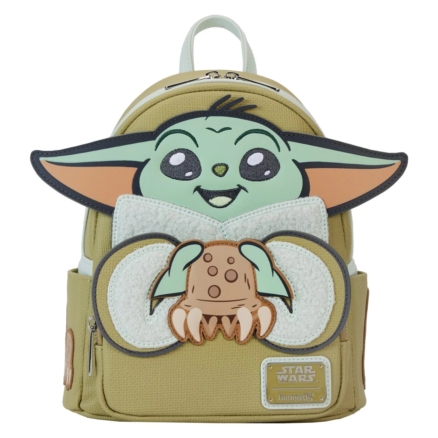 Loungefly x Star Wars The Mandalorian Grogu & Crabbies Cosplay Mini Backpack - Fugitive Toys