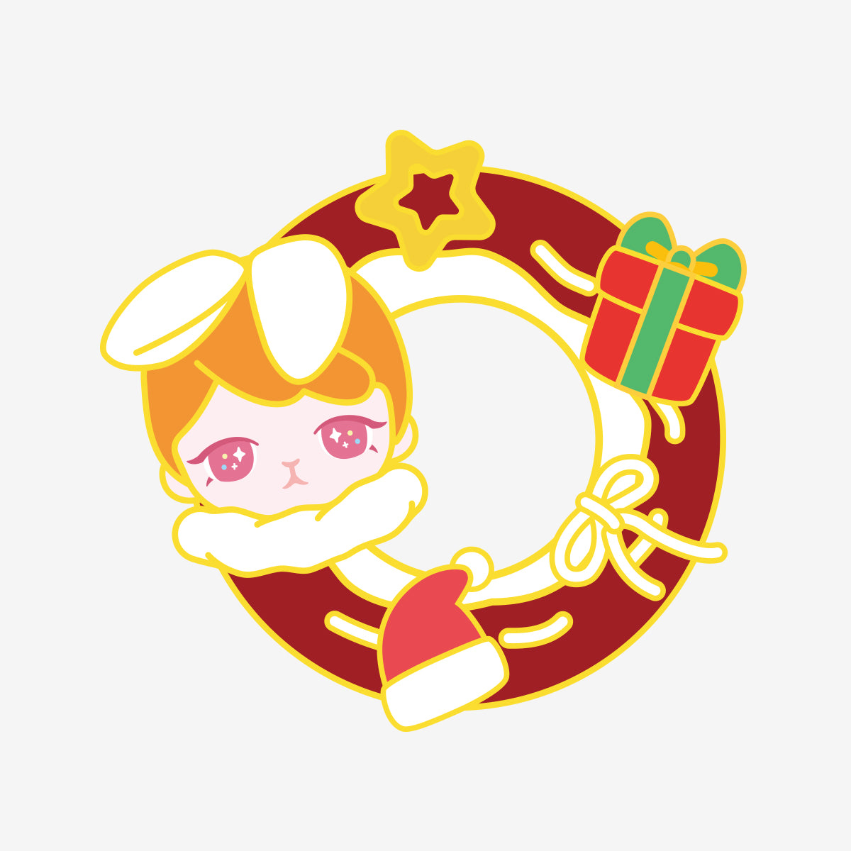 POP MART Bunny Christmas Series-Badge [1 Blind Box] - Fugitive Toys