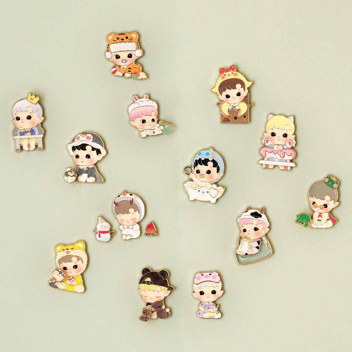 POP MART HACIPUPU The Growth Diary Series-Badge [1 Blind Box] - Fugitive Toys