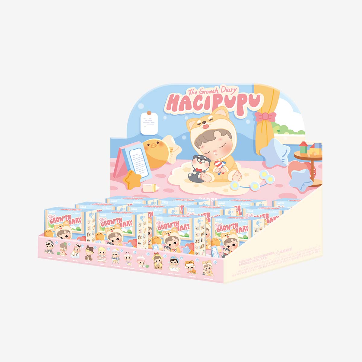 POP MART HACIPUPU The Growth Diary Series-Badge [1 Blind Box] - Fugitive Toys