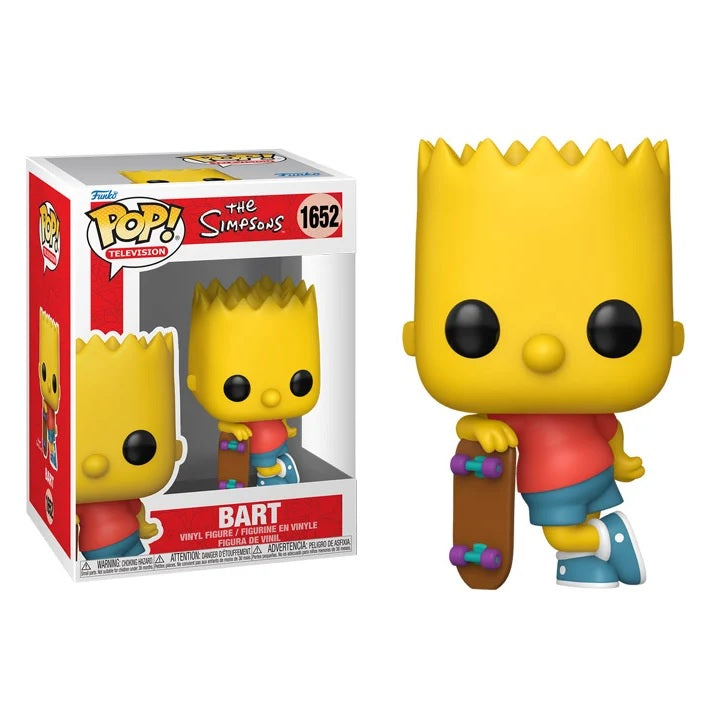 The Simpsons Pop! Vinyl Figure Bart Simpson with Skateboard [1652] - Fugitive Toys