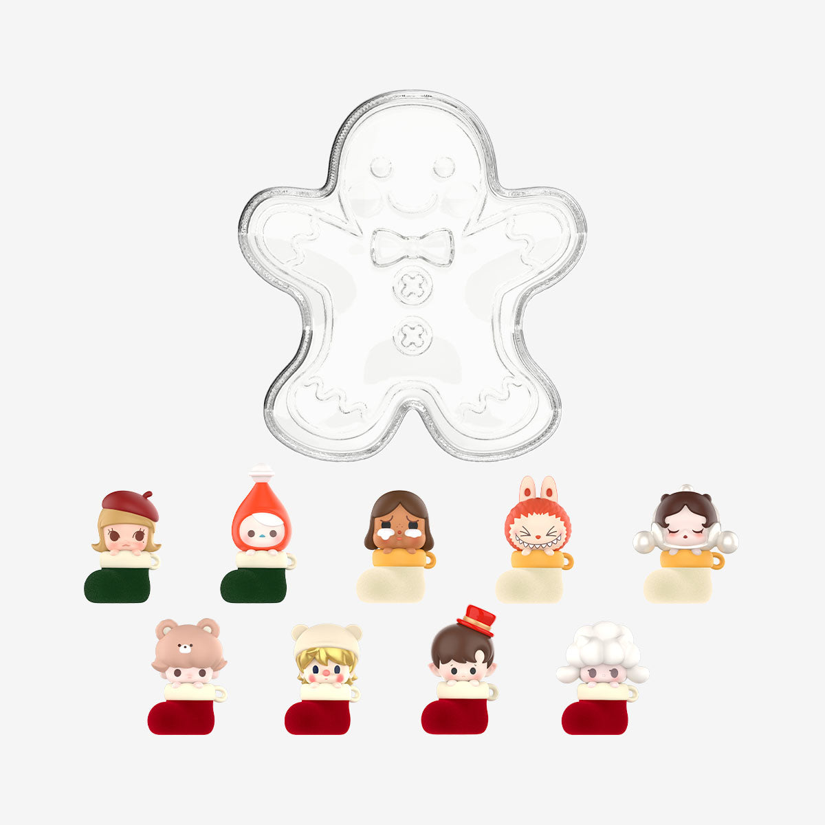 POP MART POP BEAN Christmas Sock Series Box Set - Fugitive Toys