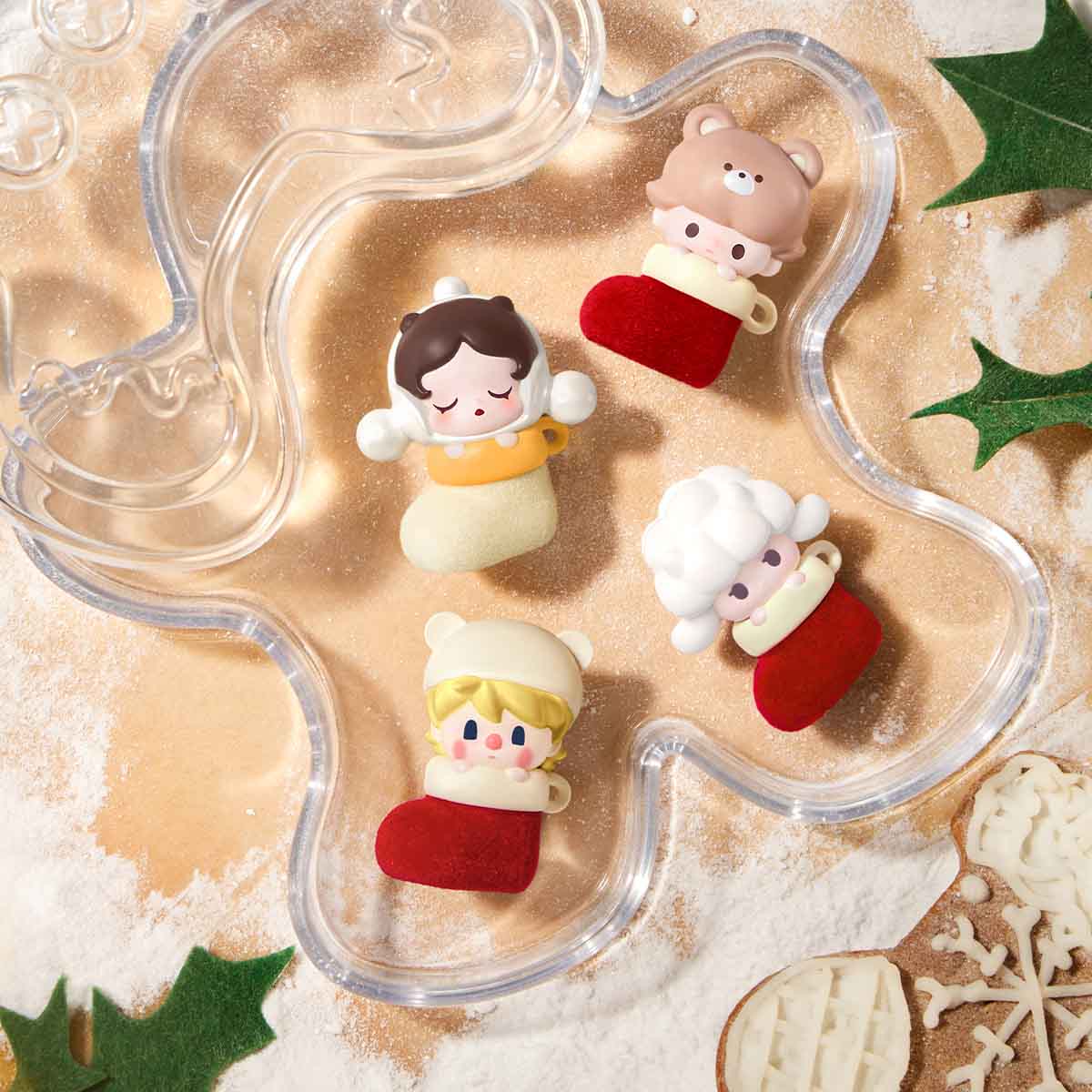 POP MART POP BEAN Christmas Sock Series Box Set - Fugitive Toys