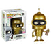 Futurama Pop! Vinyl Figure Gold Bender [SDCC 2015 Exclusive] [29] - Fugitive Toys