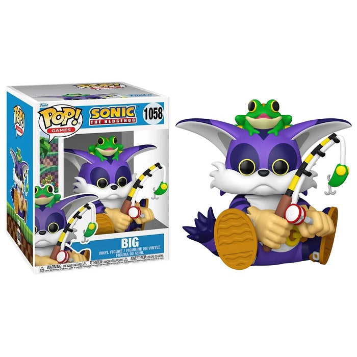 Sonic the Hedgehog Pop! Super Figure Big the Cat with Froggy [1058] - Fugitive Toys