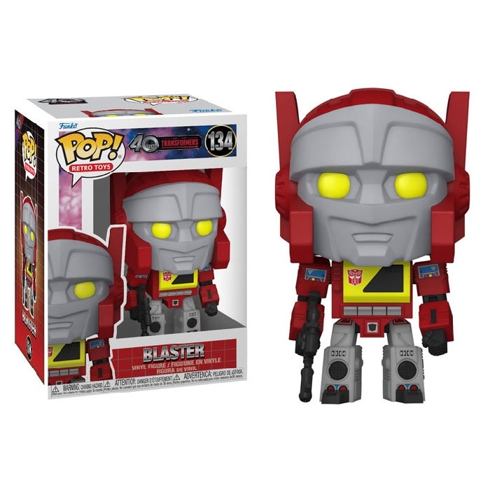 Transformers 40th Anniversary Pop! Vinyl Figure Blaster [134] - Fugitive Toys